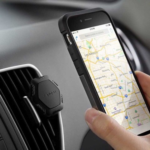 Spigen Magnetic Car Mount Holder QS11 - Uchwyt samochodowy (Czarny) Spigen Magnetic Car Mount Holder QS11 - Uchwyt samochodowy (Czarny)
