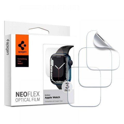 Spigen Neo Flex - Folia do Apple Watch 8/7/6/5/4/SE (45-44) mm (3 szt) Spigen Neo Flex - Folia do Apple Watch 8/7/6/5/4/SE (45-44) mm (3 szt)