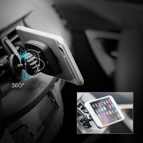 Spigen Premium Air Vent Magnetic Car Mount A201 - Uchwyt samochodowy (Czarny) Spigen Premium Air Vent Magnetic Car Mount A201 - Uchwyt samochodowy (Czarny)