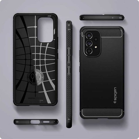 Spigen Rugged Armor - Etui do Samsung Galaxy A53 5G (Czarny) Spigen Rugged Armor - Etui do Samsung Galaxy A53 5G (Czarny)