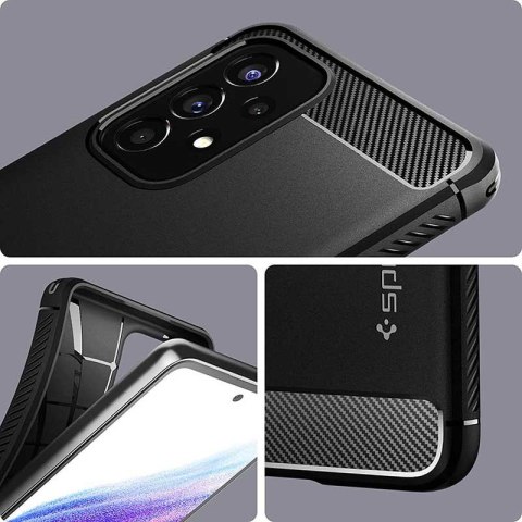 Spigen Rugged Armor - Etui do Samsung Galaxy A53 5G (Czarny) Spigen Rugged Armor - Etui do Samsung Galaxy A53 5G (Czarny)