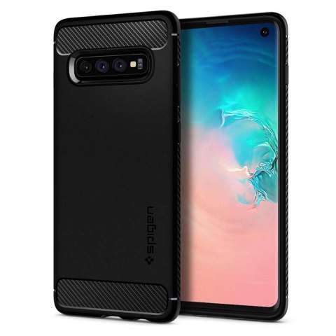 Spigen Rugged Armor - Etui do Samsung Galaxy S10 (Czarny) Spigen Rugged Armor - Etui do Samsung Galaxy S10 (Czarny)