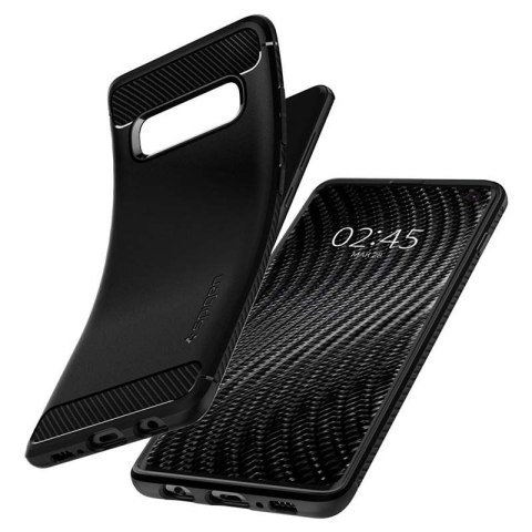Spigen Rugged Armor - Etui do Samsung Galaxy S10 (Czarny) Spigen Rugged Armor - Etui do Samsung Galaxy S10 (Czarny)