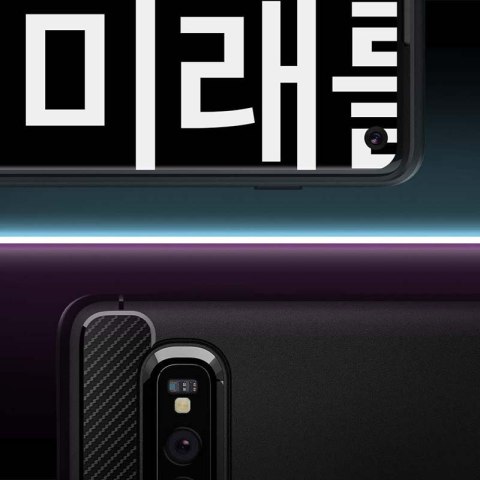 Spigen Rugged Armor - Etui do Samsung Galaxy S10 (Czarny) Spigen Rugged Armor - Etui do Samsung Galaxy S10 (Czarny)