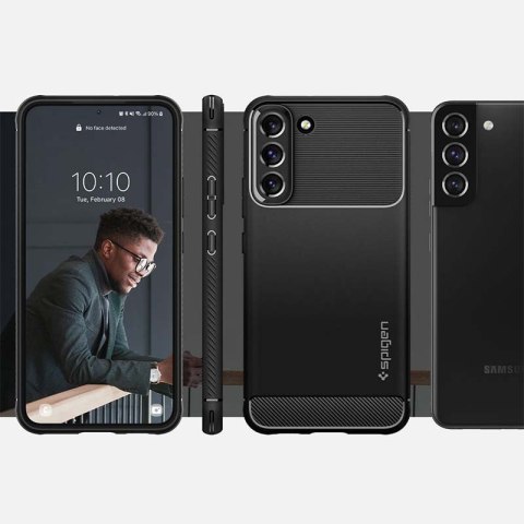 Spigen Rugged Armor - Etui do Samsung Galaxy S22 (Czarny) Spigen Rugged Armor - Etui do Samsung Galaxy S22 (Czarny)