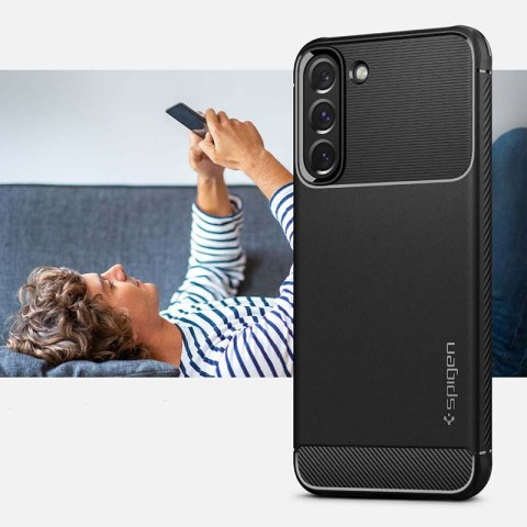 Spigen Rugged Armor - Etui do Samsung Galaxy S22 (Czarny) Spigen Rugged Armor - Etui do Samsung Galaxy S22 (Czarny)