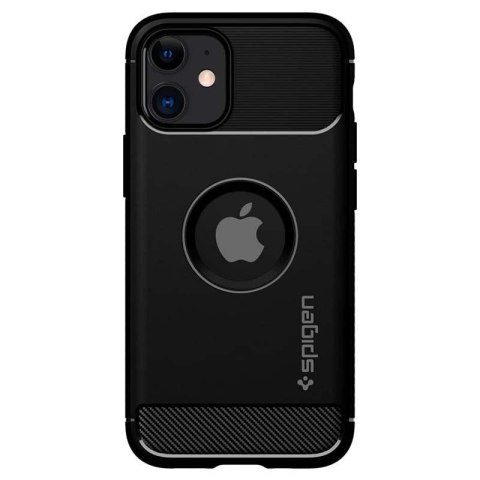 Spigen Rugged Armor - Etui do iPhone 12 / iPhone 12 Pro (Czarny) Spigen Rugged Armor - Etui do iPhone 12 / iPhone 12 Pro (Czarny)