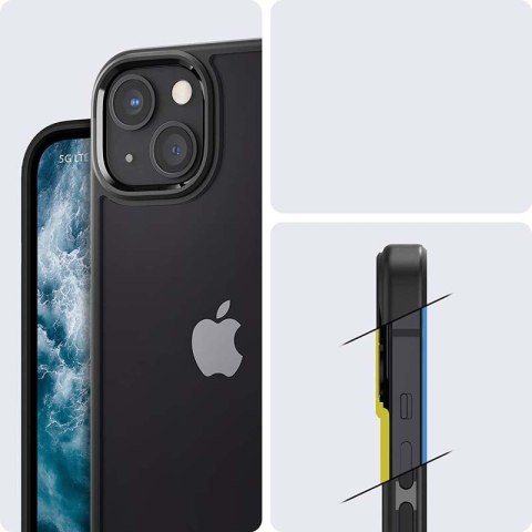 Spigen Ultra Hybrid - Etui do iPhone 13 (Czarny) Spigen Ultra Hybrid - Etui do iPhone 13 (Czarny)