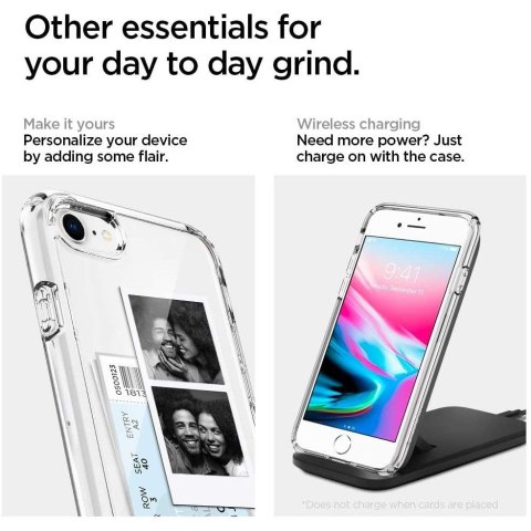 Spigen Ultra Hybrid - Etui do iPhone SE 2022 / SE 2020 / 8 / 7 (Przezroczysty) Spigen Ultra Hybrid - Etui do iPhone SE 2022 / SE 2020 / 8 / 7 (Przezroczysty)