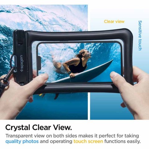 Spigen A610 Universal Waterproof Float Case - Etui do smartfonów do 6.9" (Czarny) Spigen A610 Universal Waterproof Float Case - Etui do smartfonów do 6.9" (Czarny)