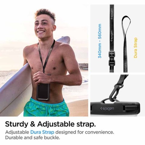 Spigen A610 Universal Waterproof Float Case - Etui do smartfonów do 6.9" (Czarny) Spigen A610 Universal Waterproof Float Case - Etui do smartfonów do 6.9" (Czarny)