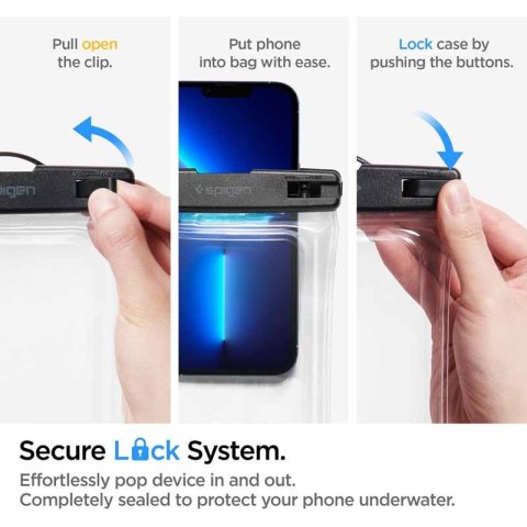 Spigen A610 Universal Waterproof Float Case - Etui do smartfonów do 6.9" (Przezoczysty) Spigen A610 Universal Waterproof Float Case - Etui do smartfonów do 6.9" (Przezoczysty)