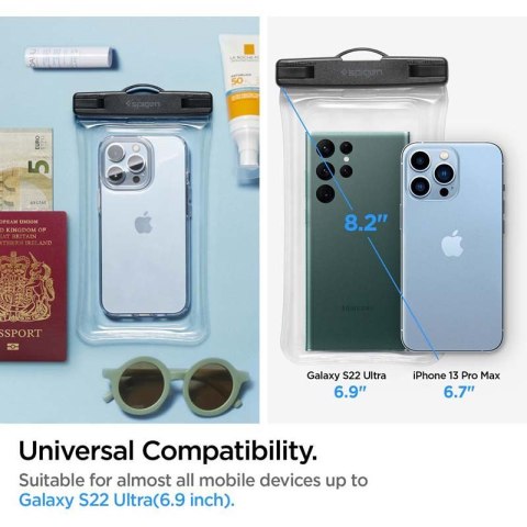 Spigen A610 Universal Waterproof Float Case - Etui do smartfonów do 6.9" (Przezoczysty) Spigen A610 Universal Waterproof Float Case - Etui do smartfonów do 6.9" (Przezoczysty)