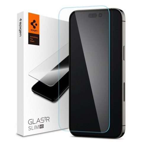 Spigen Glas.TR Slim - Szkło hartowane do iPhone 14 Pro Spigen Glas.TR Slim - Szkło hartowane do iPhone 14 Pro