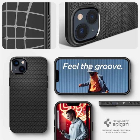 Spigen Liquid Air - Etui do iPhone 14 (Czarny) Spigen Liquid Air - Etui do iPhone 14 (Czarny)