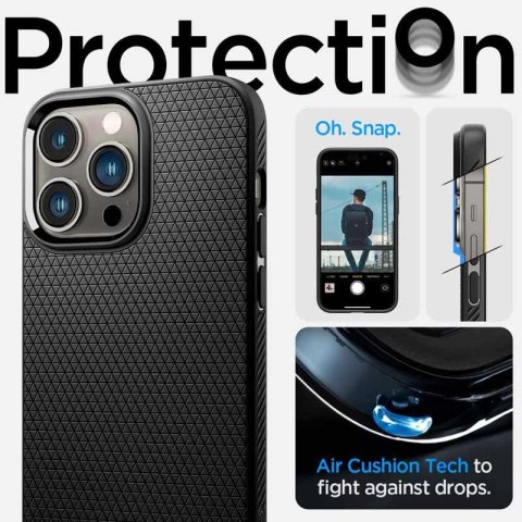 Spigen Liquid Air - Etui do iPhone 14 Pro (Czarny) Spigen Liquid Air - Etui do iPhone 14 Pro (Czarny)