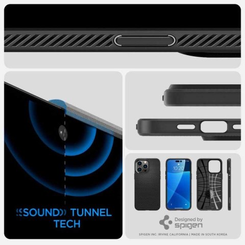 Spigen Liquid Air - Etui do iPhone 14 Pro (Czarny) Spigen Liquid Air - Etui do iPhone 14 Pro (Czarny)