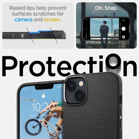 Spigen Liquid Air - Etui do iPhone 15 Plus / iPhone 14 Plus (Czarny) Spigen Liquid Air - Etui do iPhone 15 Plus / iPhone 14 Plus (Czarny)