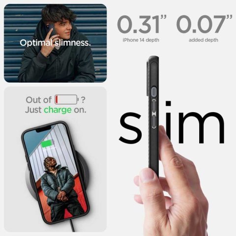 Spigen Mag Armor - Etui do iPhone 15 Plus / iPhone 14 Plus (Czarny) Spigen Mag Armor - Etui do iPhone 15 Plus / iPhone 14 Plus (Czarny)
