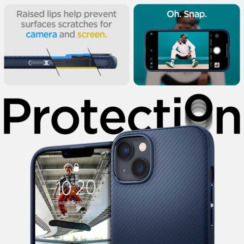 Spigen Mag Armor - Etui do iPhone 15 Plus / iPhone 14 Plus (Granatowy) Spigen Mag Armor - Etui do iPhone 15 Plus / iPhone 14 Plus (Granatowy)