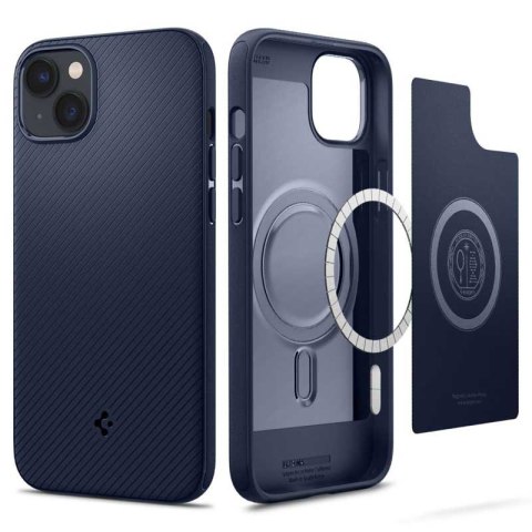 Spigen Mag Armor - Etui do iPhone 15 Plus / iPhone 14 Plus (Granatowy) Spigen Mag Armor - Etui do iPhone 15 Plus / iPhone 14 Plus (Granatowy)