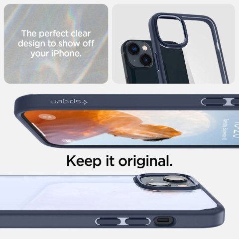 Spigen Ultra Hybrid - Etui do iPhone 15 Plus / iPhone 14 Plus (Granatowy) Spigen Ultra Hybrid - Etui do iPhone 15 Plus / iPhone 14 Plus (Granatowy)
