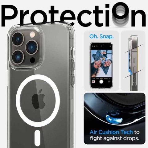 Spigen Ultra Hybrid Mag MagSafe - Etui do iPhone 14 Pro (Biały) Spigen Ultra Hybrid Mag MagSafe - Etui do iPhone 14 Pro (Biały)