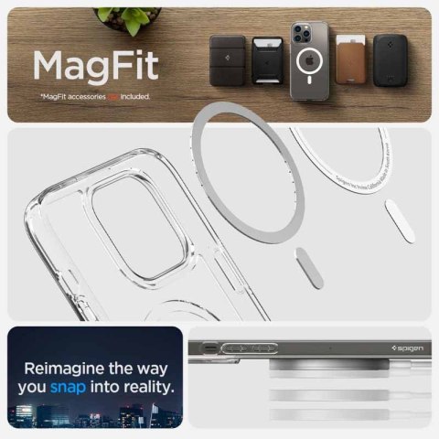 Spigen Ultra Hybrid Mag MagSafe - Etui do iPhone 14 Pro (Biały) Spigen Ultra Hybrid Mag MagSafe - Etui do iPhone 14 Pro (Biały)