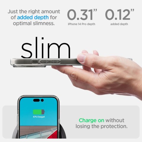 Spigen Ultra Hybrid Mag MagSafe - Etui do iPhone 14 Pro (Biały) Spigen Ultra Hybrid Mag MagSafe - Etui do iPhone 14 Pro (Biały)