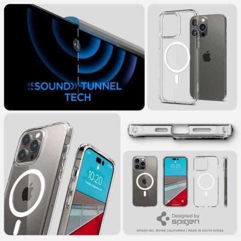 Spigen Ultra Hybrid Mag MagSafe - Etui do iPhone 14 Pro (Biały) Spigen Ultra Hybrid Mag MagSafe - Etui do iPhone 14 Pro (Biały)