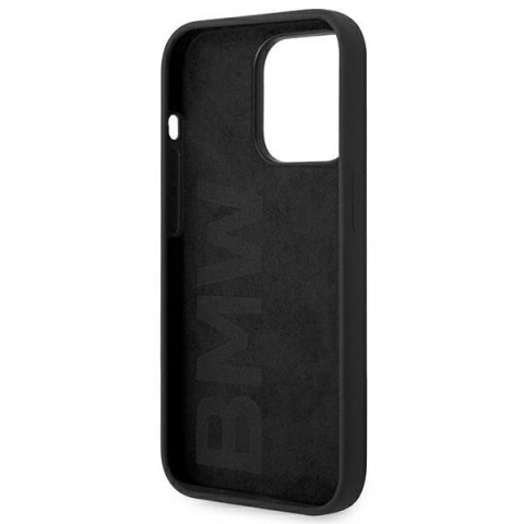 BMW Liquid Silicone Case Metal Logo - Etui iPhone 14 Pro Max (Czarny) BMW Liquid Silicone Case Metal Logo - Etui iPhone 14 Pro Max (Czarny)