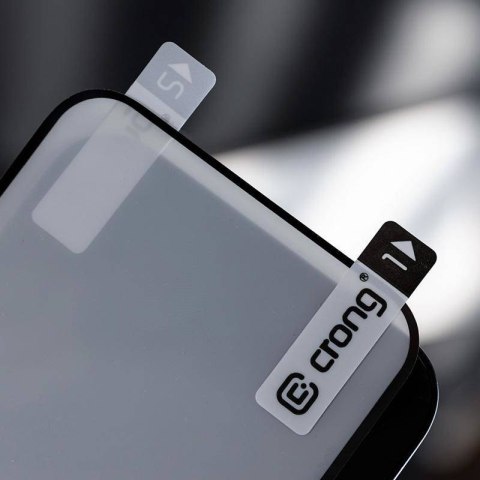 Crong 7D Nano Flexible Glass - Niepękające szkło hybrydowe 9H na cały ekran iPhone 14 Pro Crong 7D Nano Flexible Glass - Niepękające szkło hybrydowe 9H na cały ekran iPhone 14 Pro