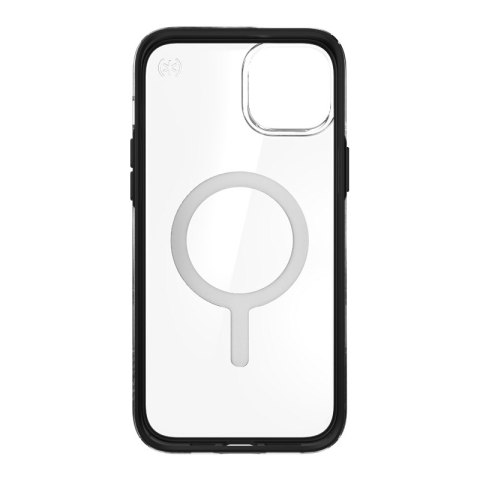 Speck Presidio Perfect-Clear with Impact Geometry + MagSafe - Etui iPhone 15 Plus / 14 Plus z powłoką MICROBAN (Clear / Black) Speck Presidio Perfect-Clear with Impact Geometry + MagSafe - Etui iPhone 15 Plus / 14 Plus z powłoką MICROBAN (Clear / Black)