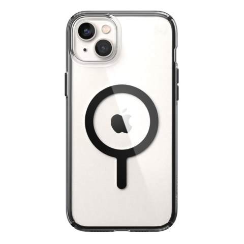 Speck Presidio Perfect-Clear with Impact Geometry + MagSafe - Etui iPhone 15 Plus / 14 Plus z powłoką MICROBAN (Clear / Black) Speck Presidio Perfect-Clear with Impact Geometry + MagSafe - Etui iPhone 15 Plus / 14 Plus z powłoką MICROBAN (Clear / Black)