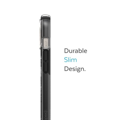 Speck Presidio Perfect-Clear with Impact Geometry + MagSafe - Etui iPhone 15 Plus / 14 Plus z powłoką MICROBAN (Clear / Black) Speck Presidio Perfect-Clear with Impact Geometry + MagSafe - Etui iPhone 15 Plus / 14 Plus z powłoką MICROBAN (Clear / Black)