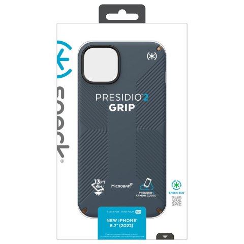 Speck Presidio2 Grip - Antypoślizgowe etui iPhone 14 Plus (Charcoal / Cool Bronze / Slate) Speck Presidio2 Grip - Antypoślizgowe etui iPhone 14 Plus (Charcoal / Cool Bronze / Slate)
