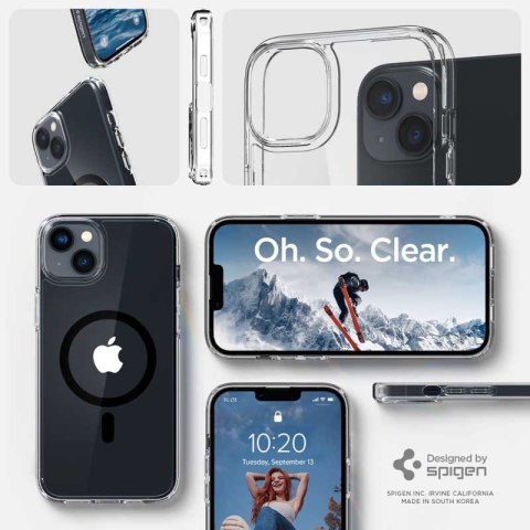 Spigen Ultra Hybrid Mag MagSafe - Etui do iPhone 15 Plus / iPhone 14 Plus (Czarny) Spigen Ultra Hybrid Mag MagSafe - Etui do iPhone 15 Plus / iPhone 14 Plus (Czarny)