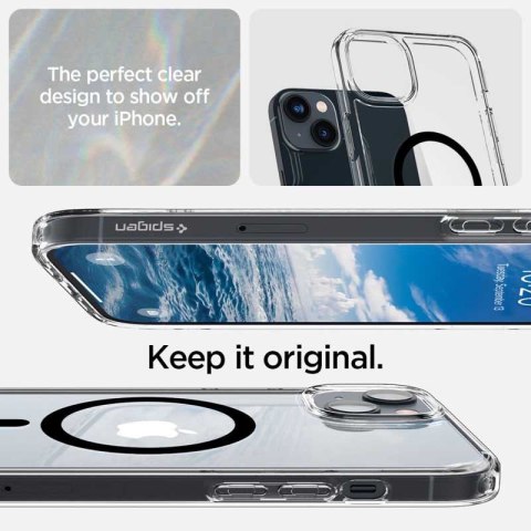 Spigen Ultra Hybrid Mag MagSafe - Etui do iPhone 15 Plus / iPhone 14 Plus (Czarny) Spigen Ultra Hybrid Mag MagSafe - Etui do iPhone 15 Plus / iPhone 14 Plus (Czarny)