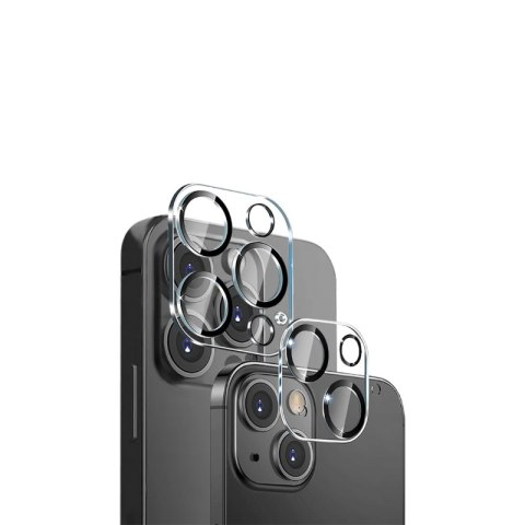 Crong Lens Shield - Szkło na aparat i obiektyw iPhone 14 / iPhone 14 Plus Crong Lens Shield - Szkło na aparat i obiektyw iPhone 14 / iPhone 14 Plus