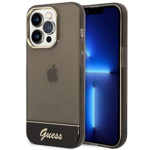 Guess Translucent - Etui iPhone 14 Pro Max (czarny) Guess Translucent - Etui iPhone 14 Pro Max (czarny)