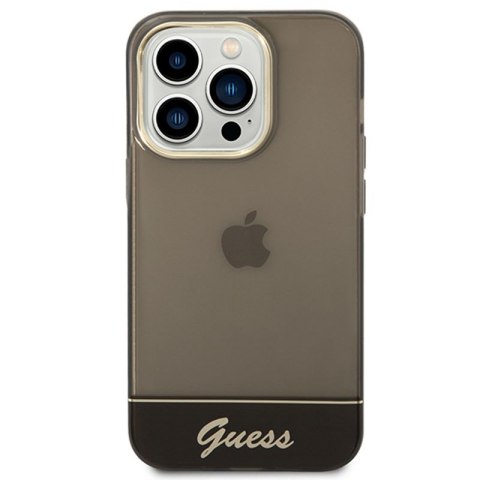 Guess Translucent - Etui iPhone 14 Pro Max (czarny) Guess Translucent - Etui iPhone 14 Pro Max (czarny)