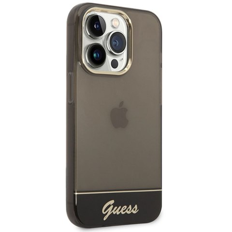 Guess Translucent - Etui iPhone 14 Pro Max (czarny) Guess Translucent - Etui iPhone 14 Pro Max (czarny)