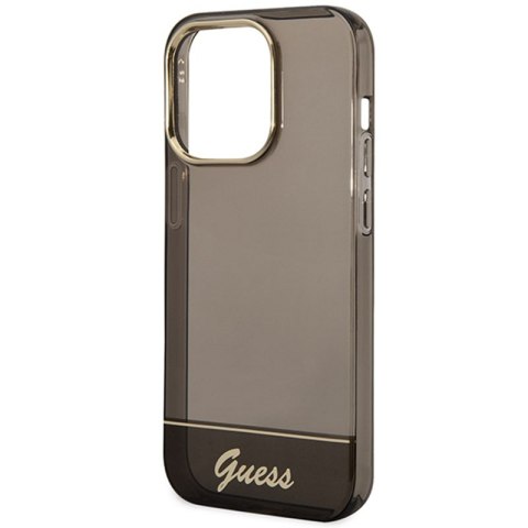 Guess Translucent - Etui iPhone 14 Pro Max (czarny) Guess Translucent - Etui iPhone 14 Pro Max (czarny)