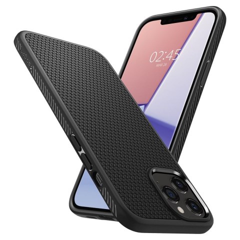 Spigen Liquid Air - Etui do iPhone 12 Pro / iPhone 12 (Czarny) Spigen Liquid Air - Etui do iPhone 12 Pro / iPhone 12 (Czarny)