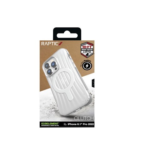 X-Doria Raptic Clutch MagSafe - Biodegradowalne etui iPhone 14 Pro (Drop-Tested 3m) (Clear) X-Doria Raptic Clutch MagSafe - Biodegradowalne etui iPhone 14 Pro (Drop-Tested 3m) (Clear)