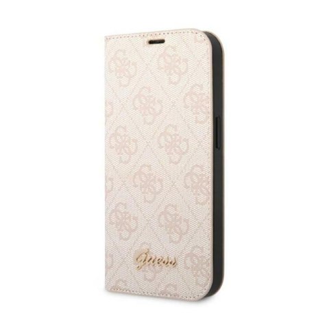 Guess 4G Metal Camera Outline Booktype Case - Etui iPhone 14 Plus (różowy) Guess 4G Metal Camera Outline Booktype Case - Etui iPhone 14 Plus (różowy)