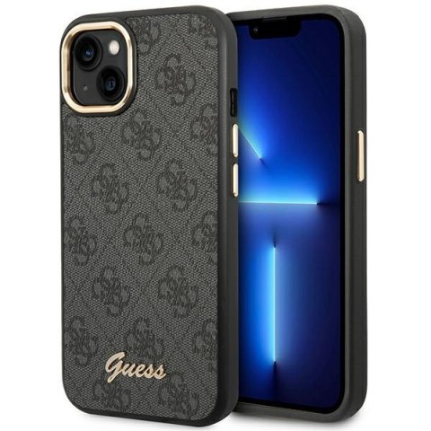 Guess 4G Metal Camera Outline Case - Etui iPhone 14 Plus (Czarny) Guess 4G Metal Camera Outline Case - Etui iPhone 14 Plus (Czarny)