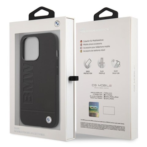 BMW Signature Logo Imprint MagSafe - Etui iPhone 14 Pro (Czarny) BMW Signature Logo Imprint MagSafe - Etui iPhone 14 Pro (Czarny)
