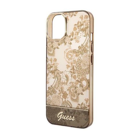 Guess Porcelain Collection - Etui iPhone 14 (ochre) Guess Porcelain Collection - Etui iPhone 14 (ochre)