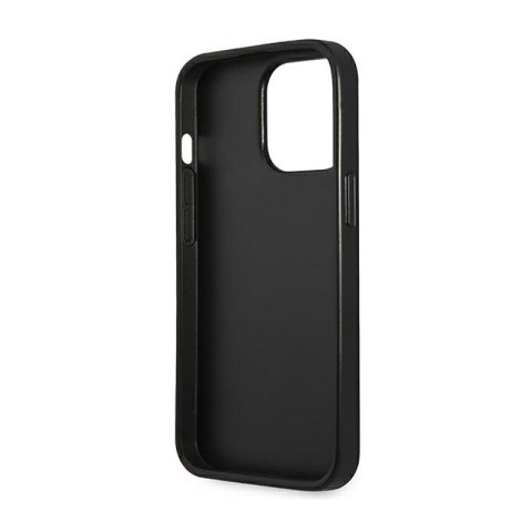 Guess Saffiano Triangle Logo Case - Etui iPhone 14 Pro Max (czarny) Guess Saffiano Triangle Logo Case - Etui iPhone 14 Pro Max (czarny)